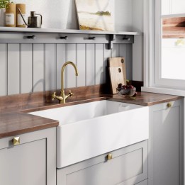 Fireclay Belfast Sink 895mm(w) x 460mm(d) x 245mm(h)
