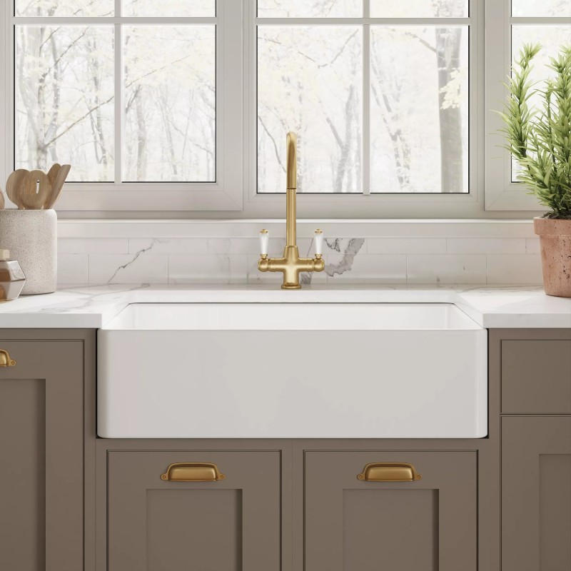 Fireclay Butler Sink 795mm(w) x 500mm(d) x 220mm(h)