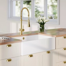 Fireclay Butler Sink with Overflow 795mm(w) x 500mm(d) x 220mm(h)