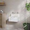 Fireclay Cleaner Sink with Grid 515mm(w) x 382mm(d) x 393mm(h)