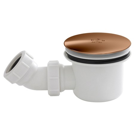 Bronze Fast Flow Shower Waste - Side Connection