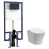 5 in 1 Round Wall Hung Pan & Concealed Cistern