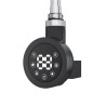 Cleo Round Smart WIFI Black Electric Radiator Towel Rail Heating Elements