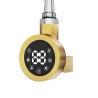 Cleo Round Smart WIFI Brushed Brass Electric Radiator Towel Rail Heating Elements