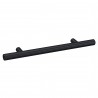 Matt Black Bar Handle - 155mm (w) x 16mm (h) x 36mm (d)