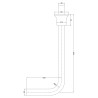 Traditional Brushed Brass Low Level Toilet Flush Pipe Pack