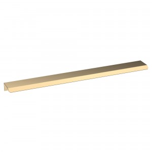 300mm Finger Pull Furniture Handles - Brushed Brass (x2)