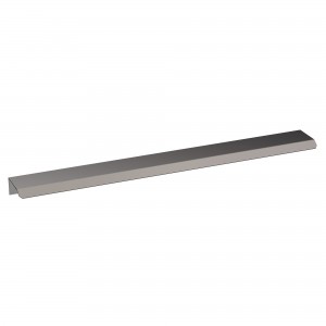 300mm Finger Pull Furniture Handles - Brushed Pewter (x2)