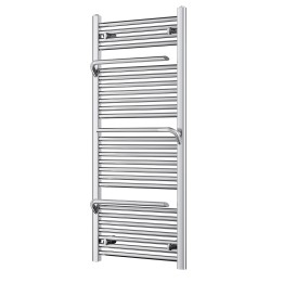 500mm (w) x 1200mm (h) Veno Chrome Designer Heated Towel Rail