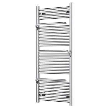 500mm (w) x 1200mm (h) Veno Chrome Designer Heated Towel Rail