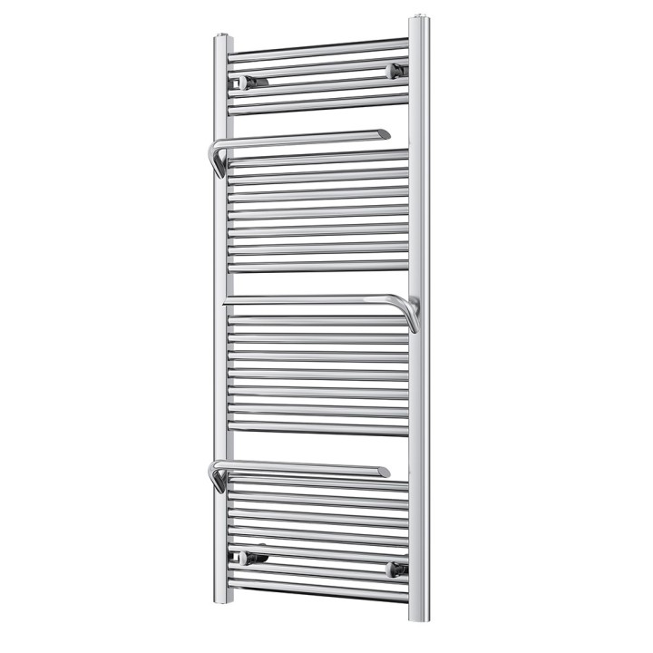 500mm (w) x 1200mm (h) Veno Chrome Designer Heated Towel Rail