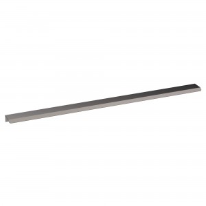 500mm Finger Pull Furniture Handles - Brushed Pewter (x2)