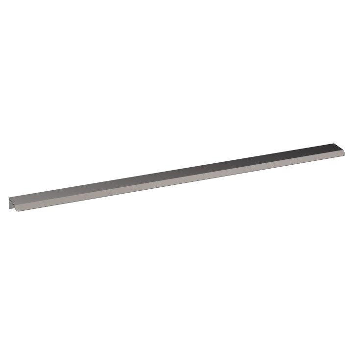 Finger Pull Handle 500mm - Brushed Pewter