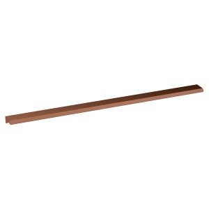 500mm Finger Pull Furniture Handles - Brushed Bronze (x2)