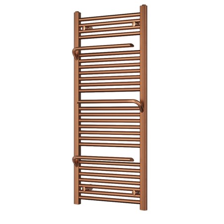 500mm (w) x 1200mm (h) Veno Brushed Bronze Designer Heated Towel Rail