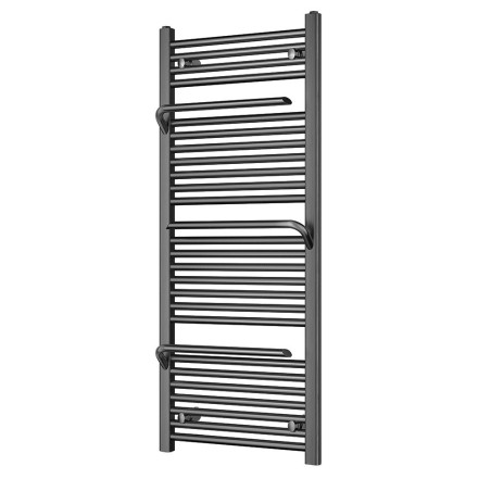 500mm (w) x 1200mm (h) Veno Gunmetal Designer Heated Towel Rail