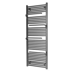 550mm (w) x 1510mm (h) Veno Gunmetal Designer Towel Rail