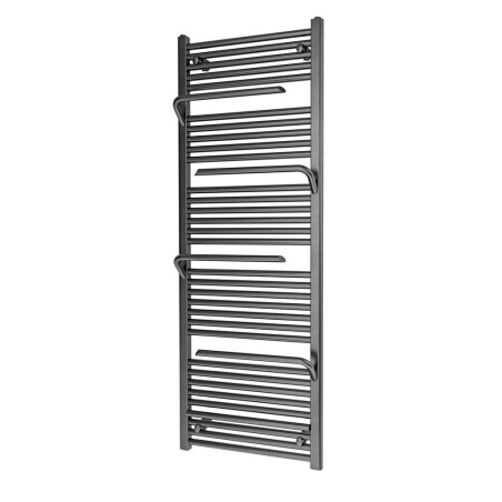 550mm (w) x 1510mm (h) Veno Gunmetal Designer Heated Towel Rail