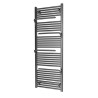 550mm (w) x 1510mm (h) Veno Gunmetal Designer Heated Towel Rail