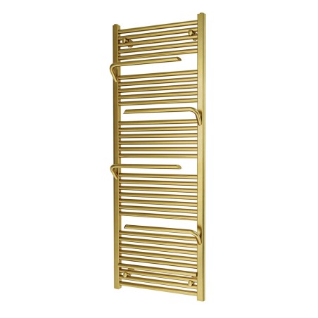 550mm (w) x 1510mm (h) Veno Brass Designer Heated Towel Rail