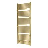 550mm (w) x 1510mm (h) Veno Brass Designer Heated Towel Rail