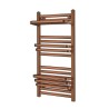 500mm (w) x 1000mm (h) Hera Brushed Bronze Designer Heated Towel Rail