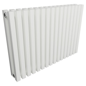 Ultraheat Klon Designer White D-Profile Double Horizontal Radiators (12 Sizes)