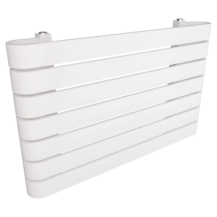 800mm (w) x 500mm (h) Barlo White Horizontal Radiator