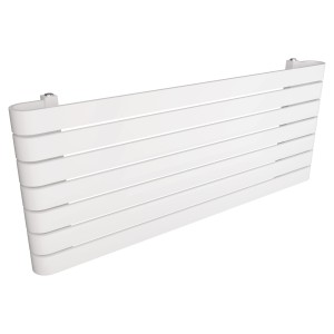 1200mm(w) x 500mm(h) Barlo White Designer Horizontal Radiator (7 Sections)