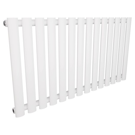 960mm (w) x 500mm (h) Brecon White Horizontal Radiator