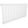 960mm (w) x 500mm (h) Brecon White Horizontal Radiator