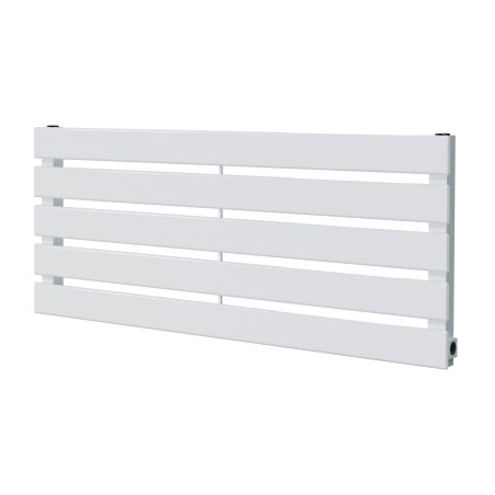 850mm (w) x 360mm (h) Corwen White Horizontal Radiator