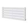850mm (w) x 360mm (h) Corwen White Horizontal Radiator