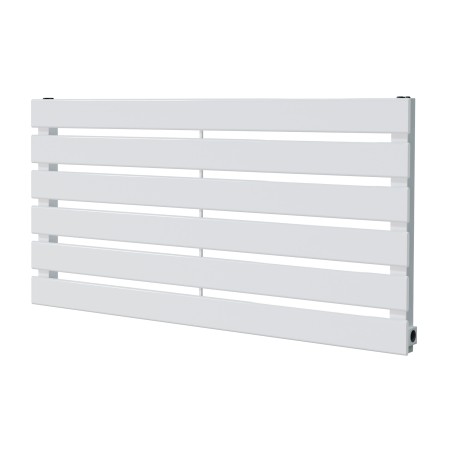 850mm (w) x 440mm (h) Corwen White Horizontal Radiator