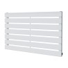 850mm (w) x 516mm (h) Corwen White Horizontal Radiator