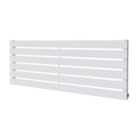 1250mm (w) x 440mm (h) Corwen White Horizontal Radiator
