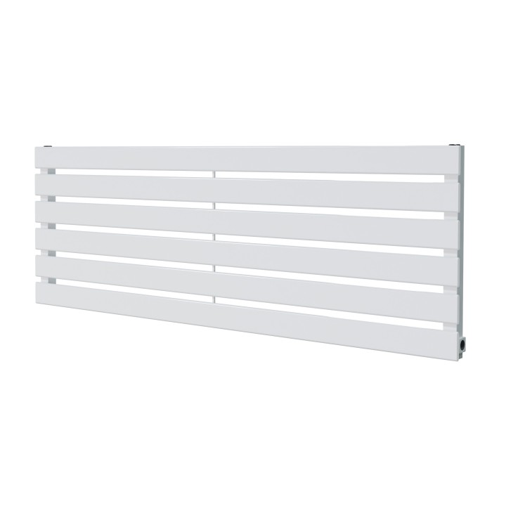 1250mm (w) x 440mm (h) Corwen White Horizontal Radiator