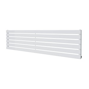 1850mm (w) x 440mm (h) Corwen White Flat Panel Horizontal Radiator (6 Sections)