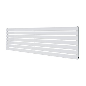1850mm (w) x 516mm (h) Corwen White Flat Panel Horizontal Radiator (7 Sections)