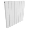 588mm (w) x 600mm (h) Corwen Double Panel White Horizontal Aluminium Radiator