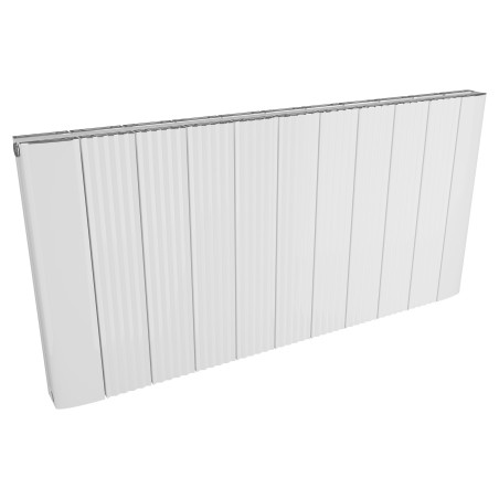 1030mm (w) x 500mm (h) Cariad Aluminium White Radiator