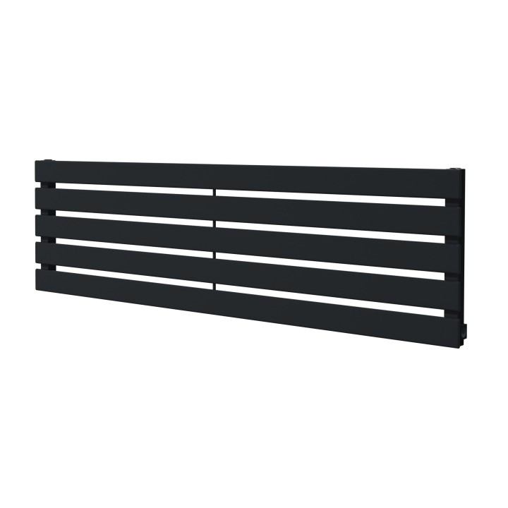 1250mm (w) x 360mm (h) Corwen Black Horizontal Radiator