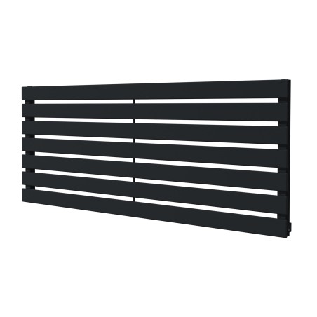1250mm (w) x 516mm (h) Corwen Black Horizontal Radiator