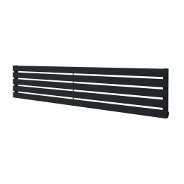 1850mm (w) x 360mm (h) Corwen Black Horizontal Radiator