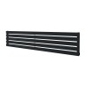 1850mm (w) x 360mm (h) Corwen Black Horizontal Radiator
