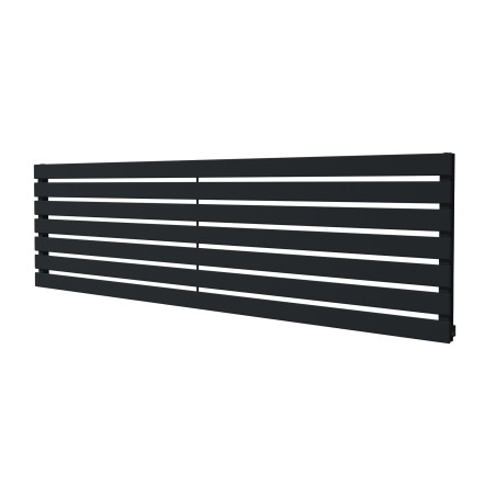 1850mm (w) x 516mm (h) Corwen Black Horizontal Radiator