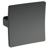 Square Dished Knob Handles - Brushed Pewter (x2)