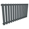 960mm (w) x 500mm (h) Brecon Anthracite Horizontal Radiator