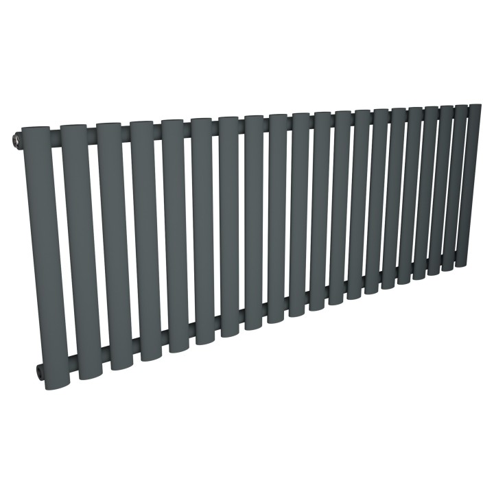 1380mm (w) x 500mm (h) Brecon Anthracite Horizontal Radiator