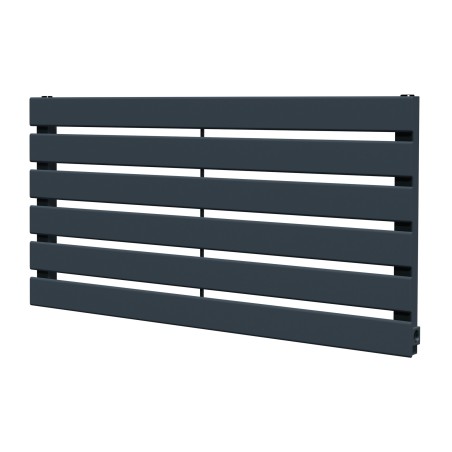 850mm (w) x 440mm (h) Corwen Anthracite Horizontal Radiator